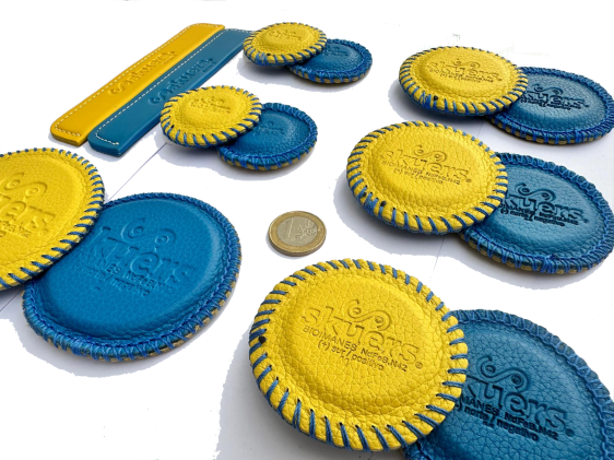Kit Neodimio N42 Skuers® VR6 slim amarillo/azul  Calibre 3mm
